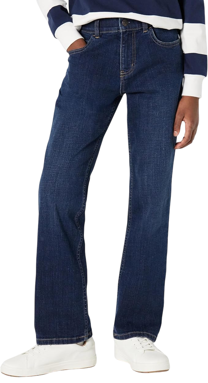 Boys' Medium Stretch Regular-Fit Bootcut Jean